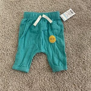Cat & Jack 0-3 Month Teal Pants NWT